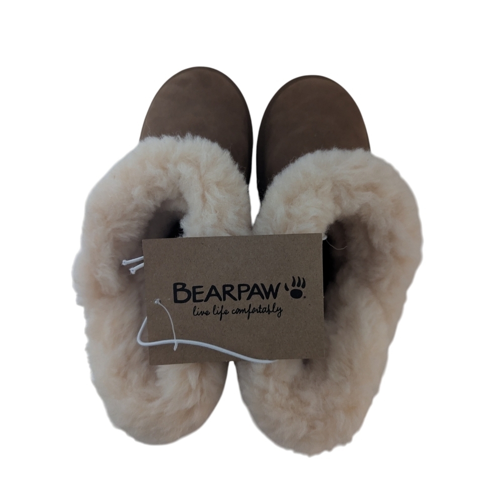 Bearpaw Women's Ankle Boots Size 8 Cream color - Picture 3 of 9